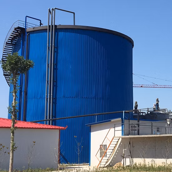 Traitement des eaux usées industrielles IC Uasb Réacteur anaérobie Biogaz Réacteur anaérobie