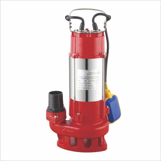 Pompe à eau d'égout submersible de puits profond centrifuge électrique à courant alternatif d'acier inoxydable WQD